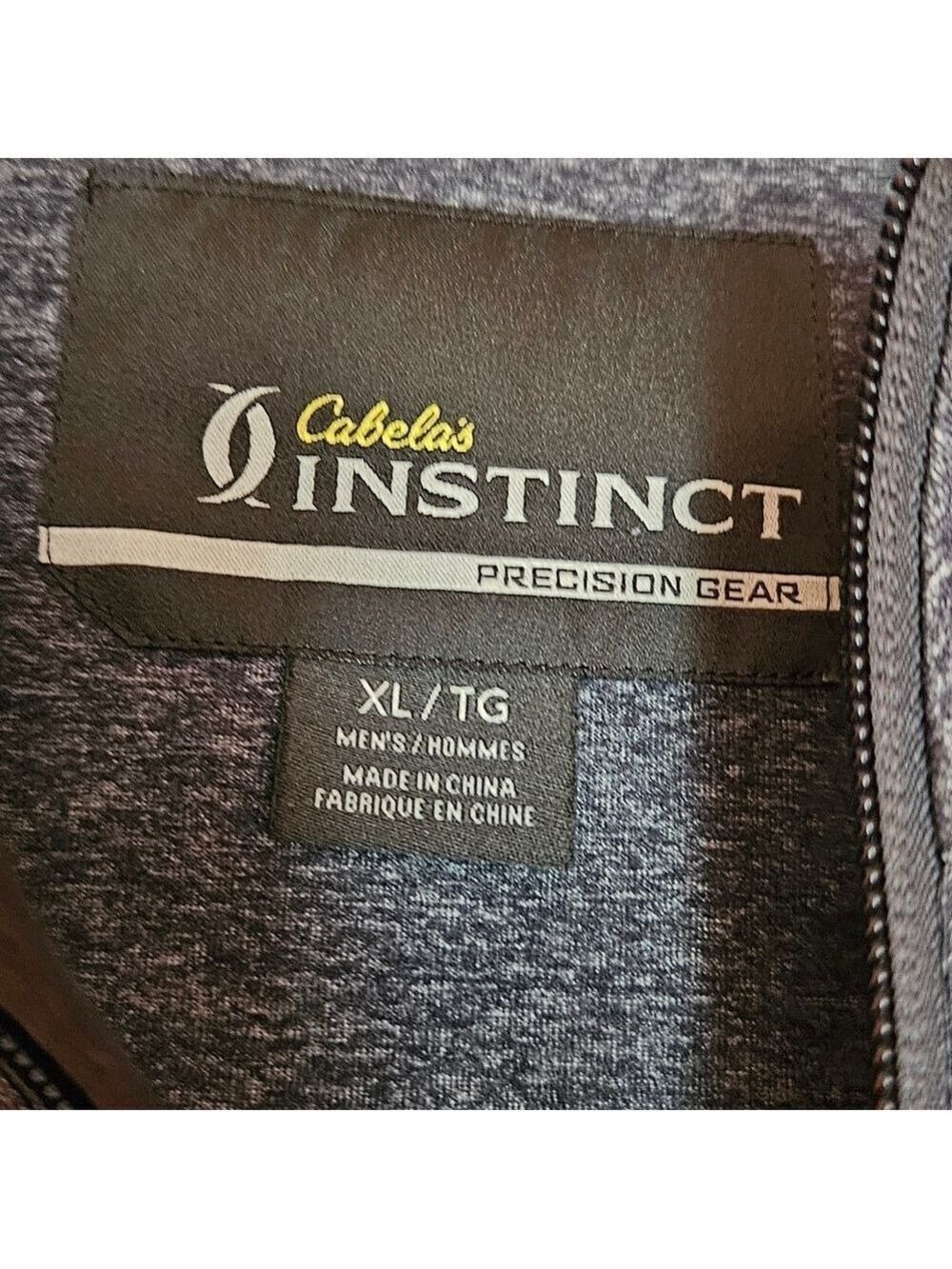 Cabela's Instint Percision Gear Men's Gray  Sweatshirt XL - Picture 2 of 10